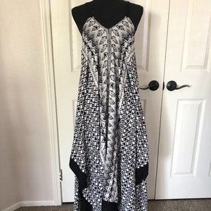 Summer Black and White Dress